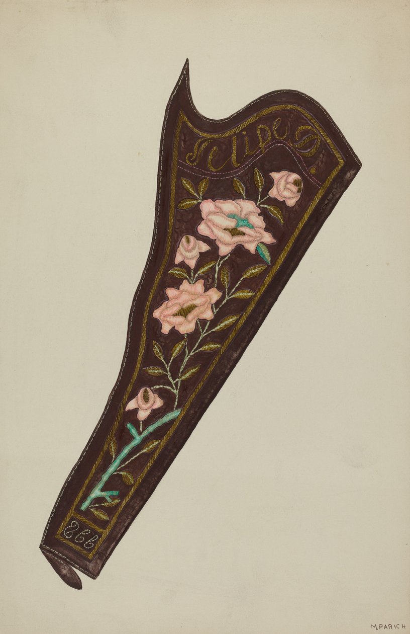 Étui de pistolet, 1935-1942 - Majel G. Claflin
