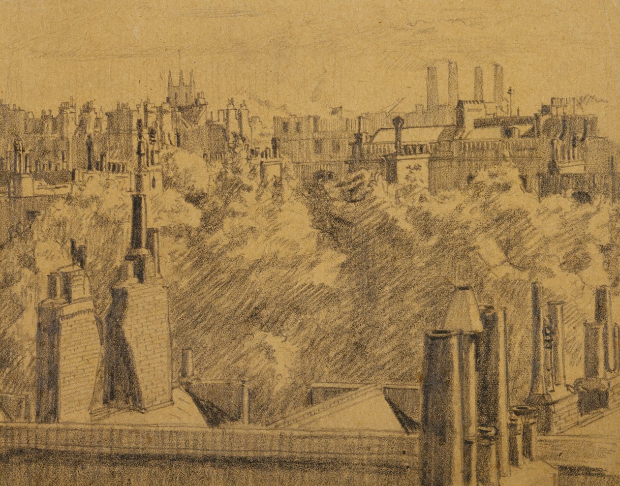 Toits de Londres, vers 1914 - Malcolm Drummond