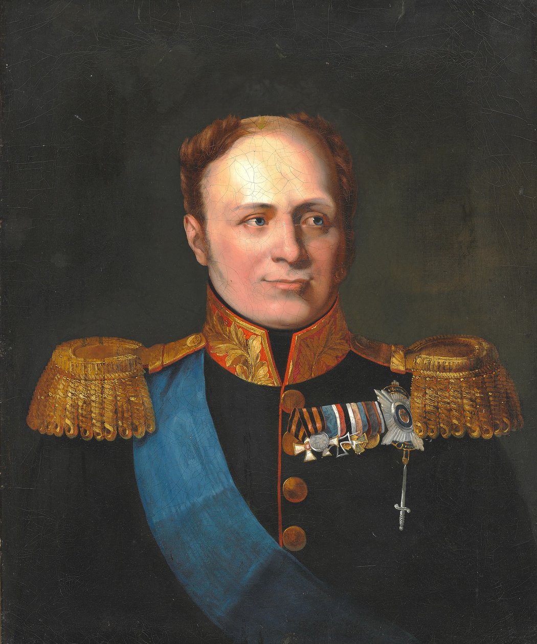 Portrait du tsar Alexandre Ier de Russie - Manner of George Dawe