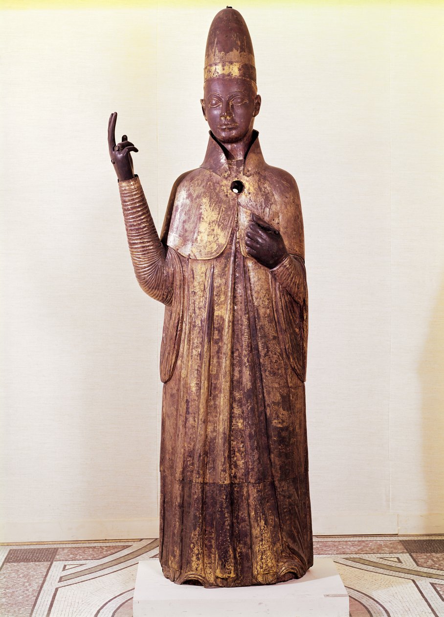 Statue du pape Boniface VIII (1235-1303) 1301 - Manno di Bandino