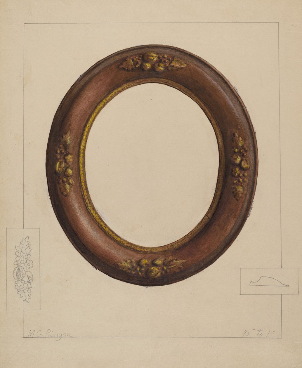 Cadre de tableau - Manuel G. Runyan