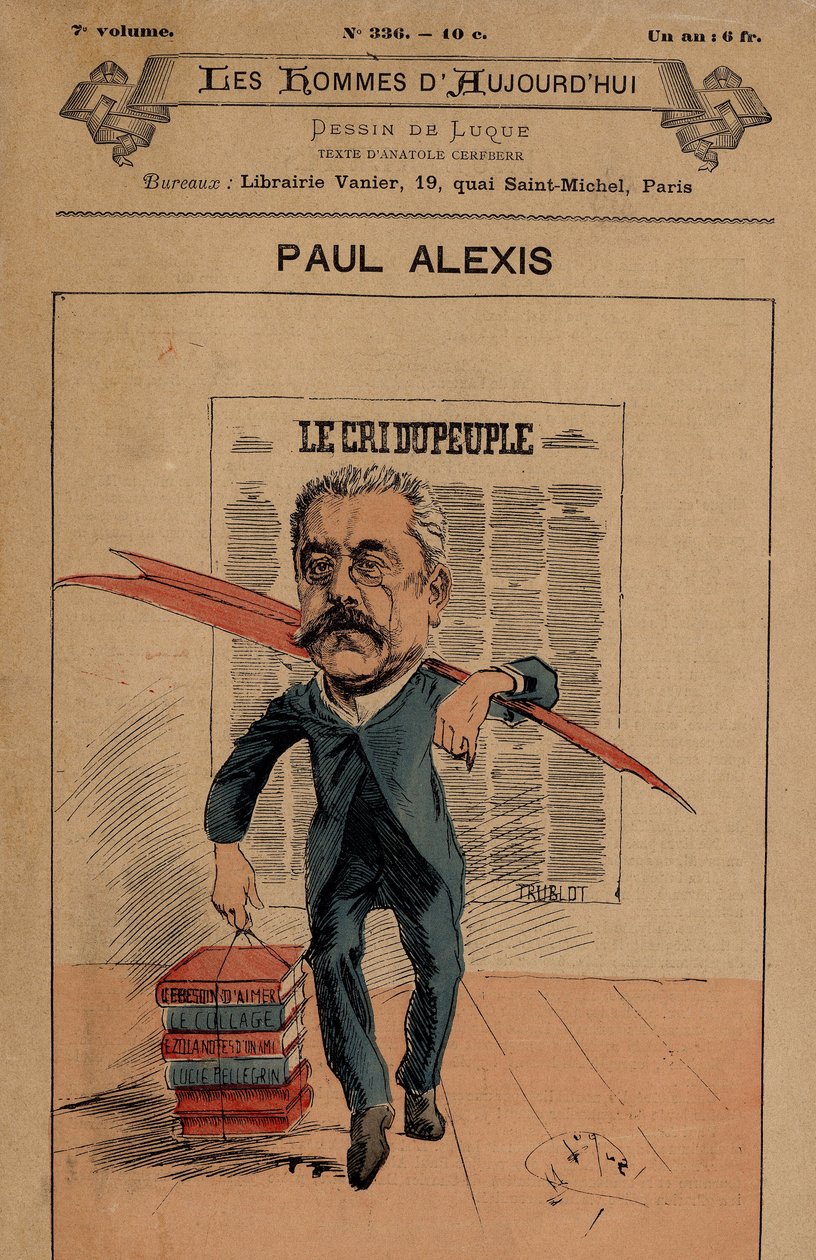 Couverture de The Men of Today, numéro 336, illustration de Manuel Luque (1854-1919) : Le Cri du Peuple - Alexis Paul (1847-1901) - Manuel Luque
