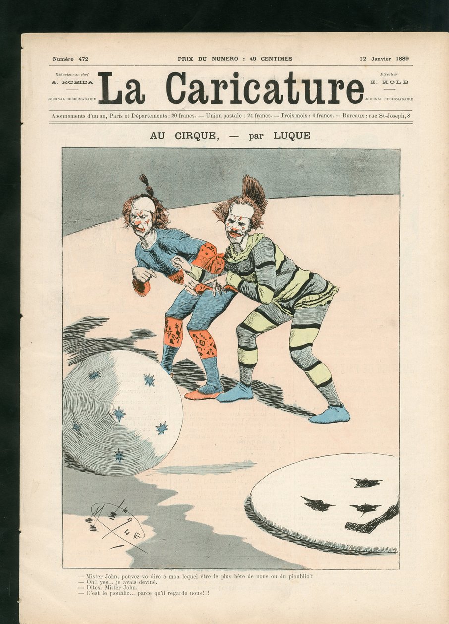 La Caricature (1880) - Manuel Luque