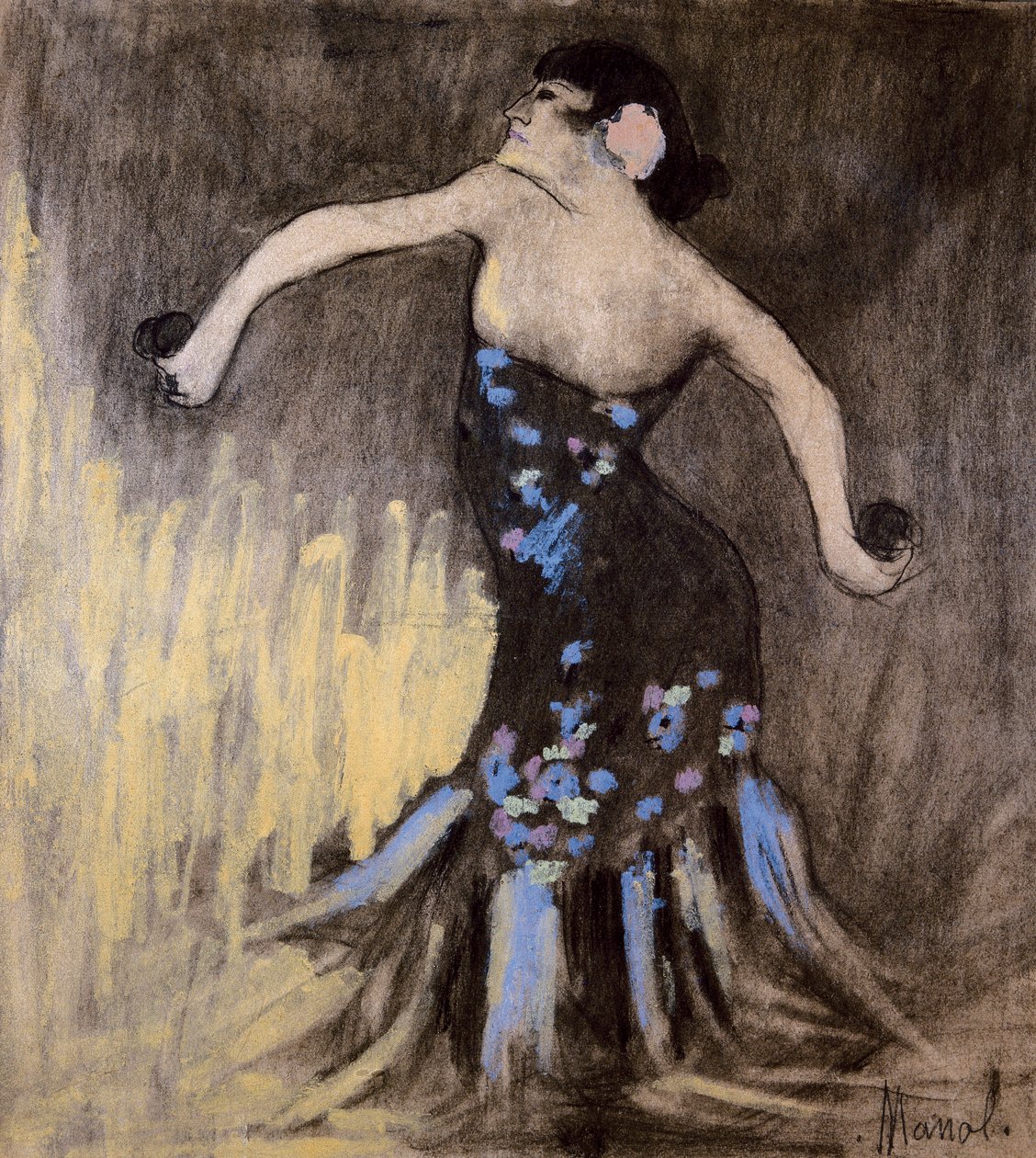 Danseuse de flamenco - Manuel Martinez Hugue Manolo
