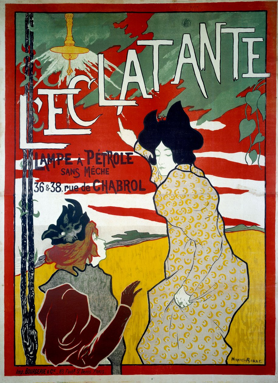 Publicité pour des lampes à huile sans trou : la lampe de poche, 20e siècle - Manuel Robbe
