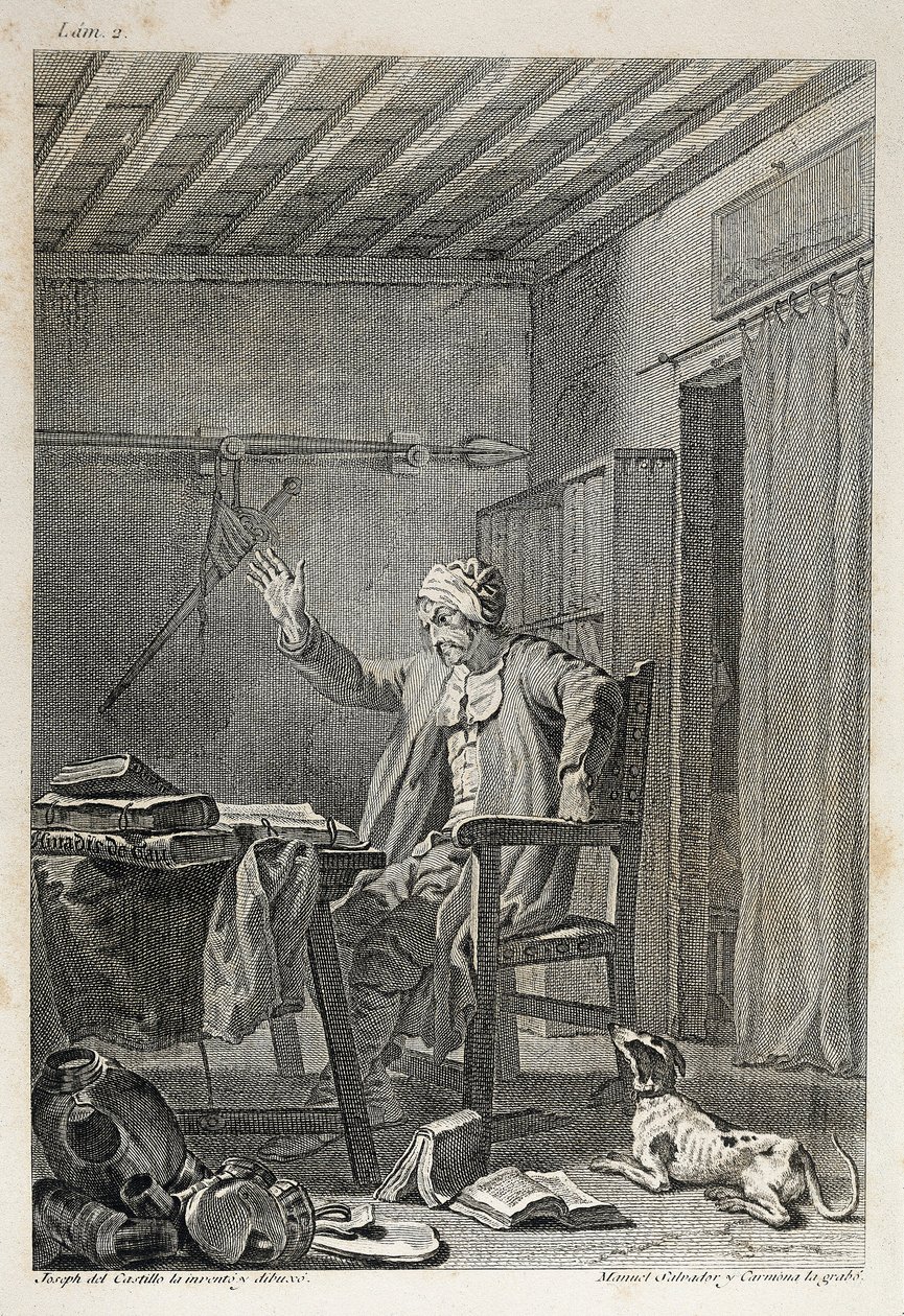 Le personnage et la quête du célèbre chevalier Don Quichotte - Manuel Salvador Carmona