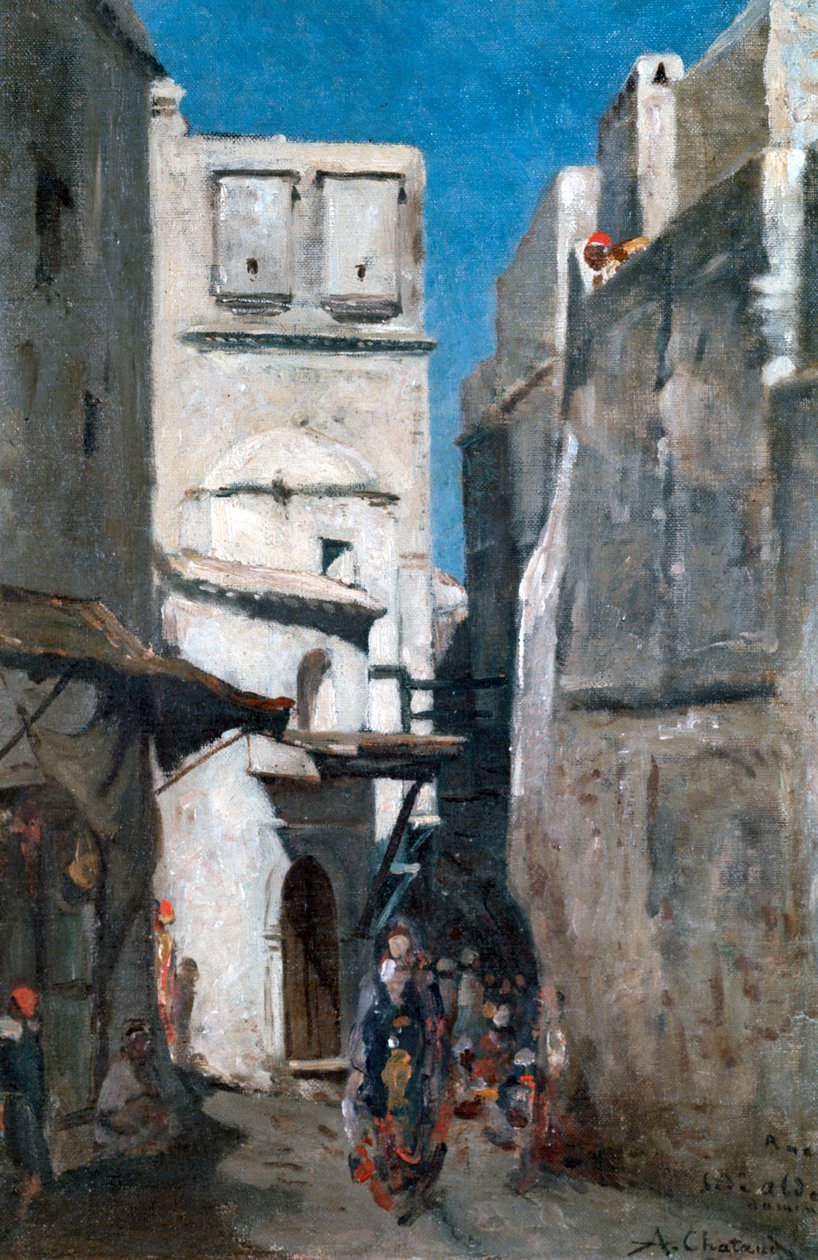 Rue à Alger, vers 1864-1892 - Marc Alfred Chataud