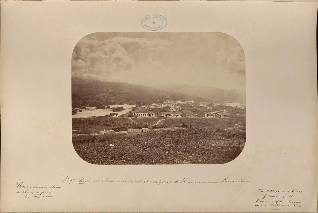 Una au terminus du chemin de fer São Francisco à Pernambuco - Marc Ferrez