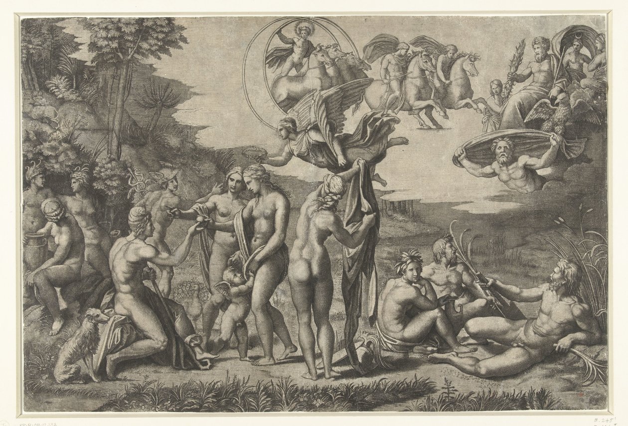 Le jugement de Pâris - Marcantonio Raimondi