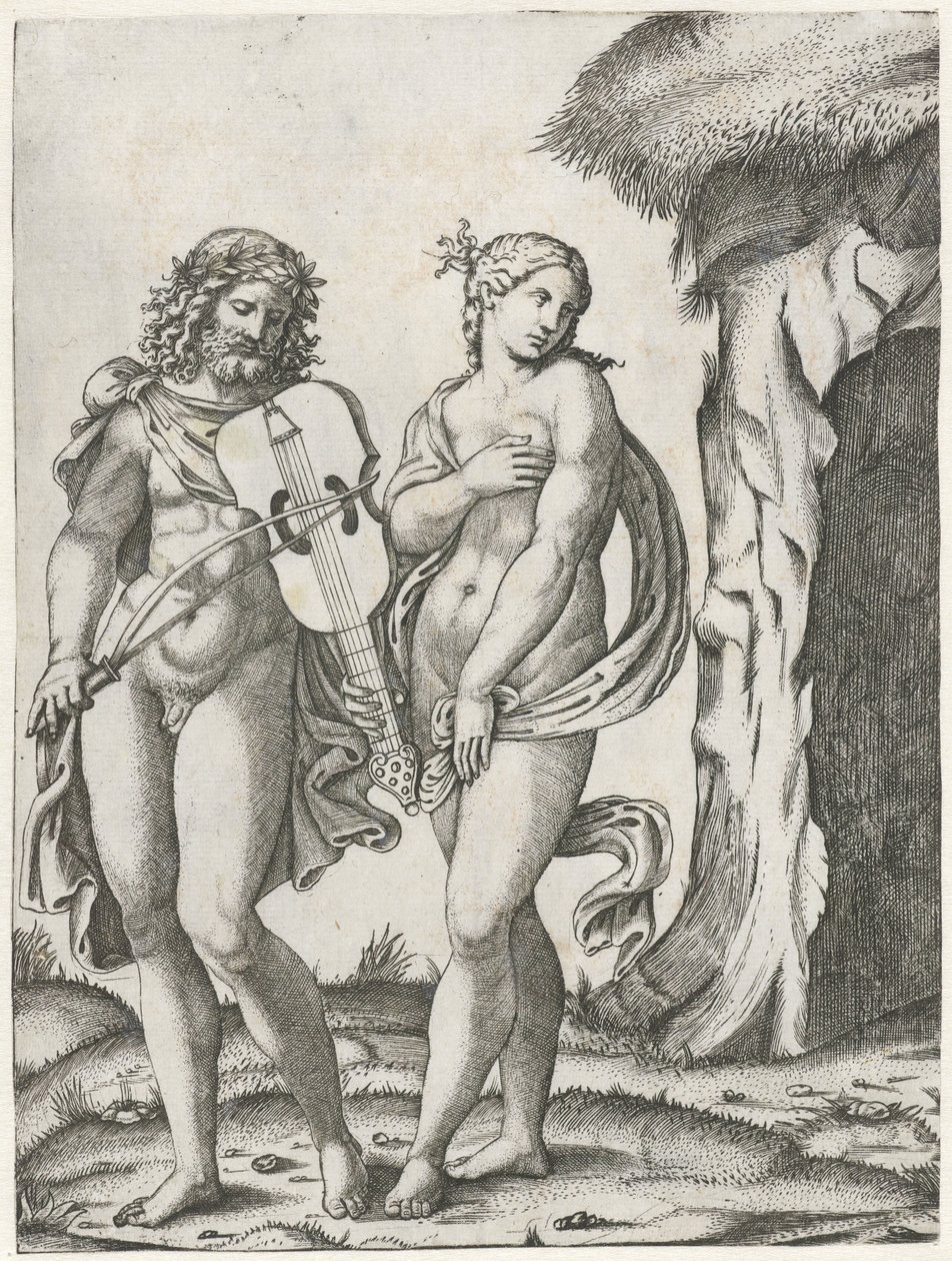 Orphée jouant de la viole avant qu
