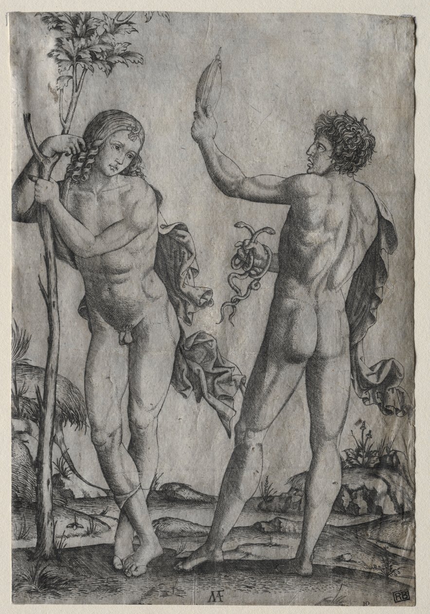 Deux Hommes Nus à Côté d