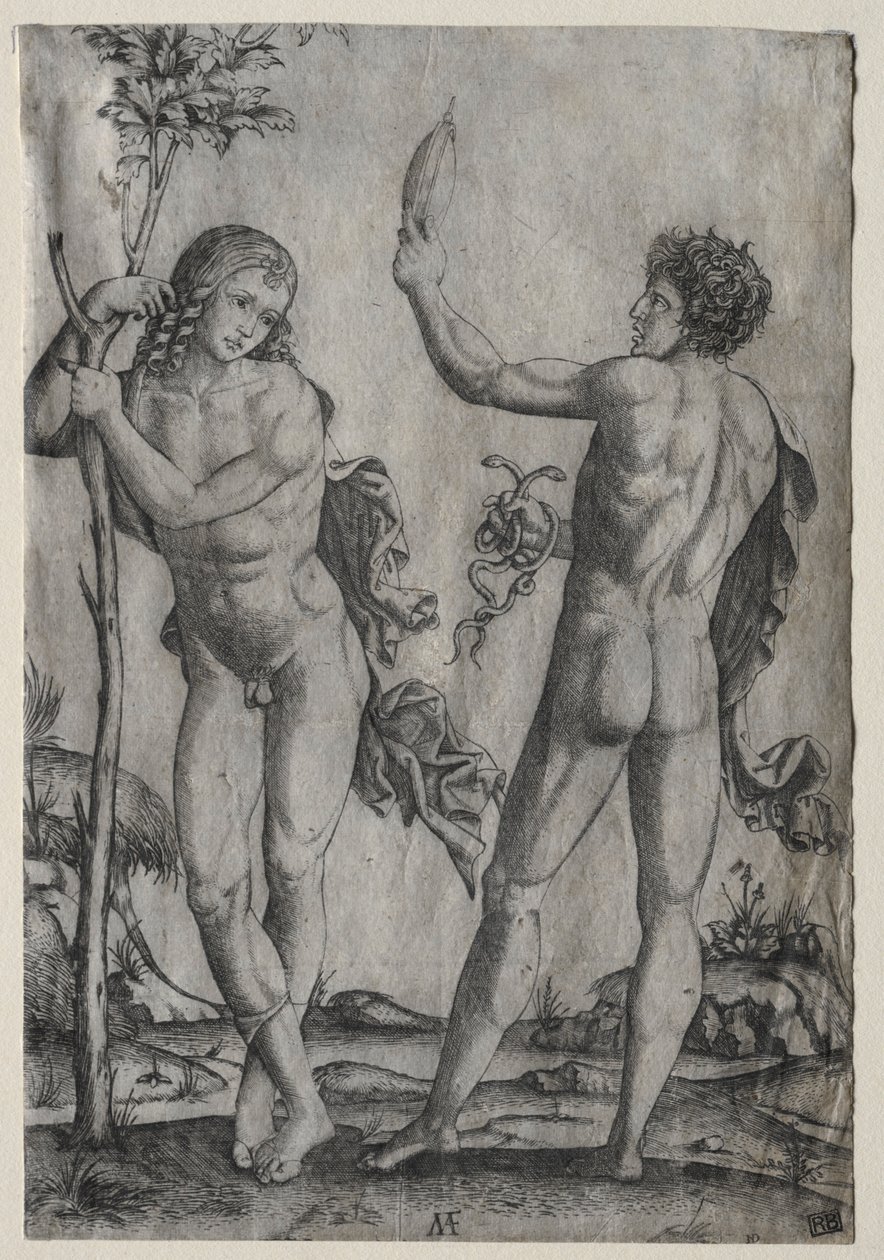 Deux hommes nus à côté d