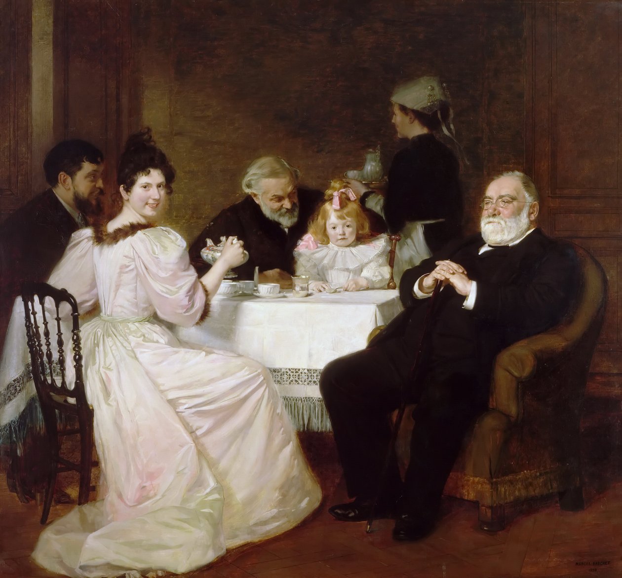 Réunion de famille chez Madame Adolphe Brisson - Marcel Andre Baschet