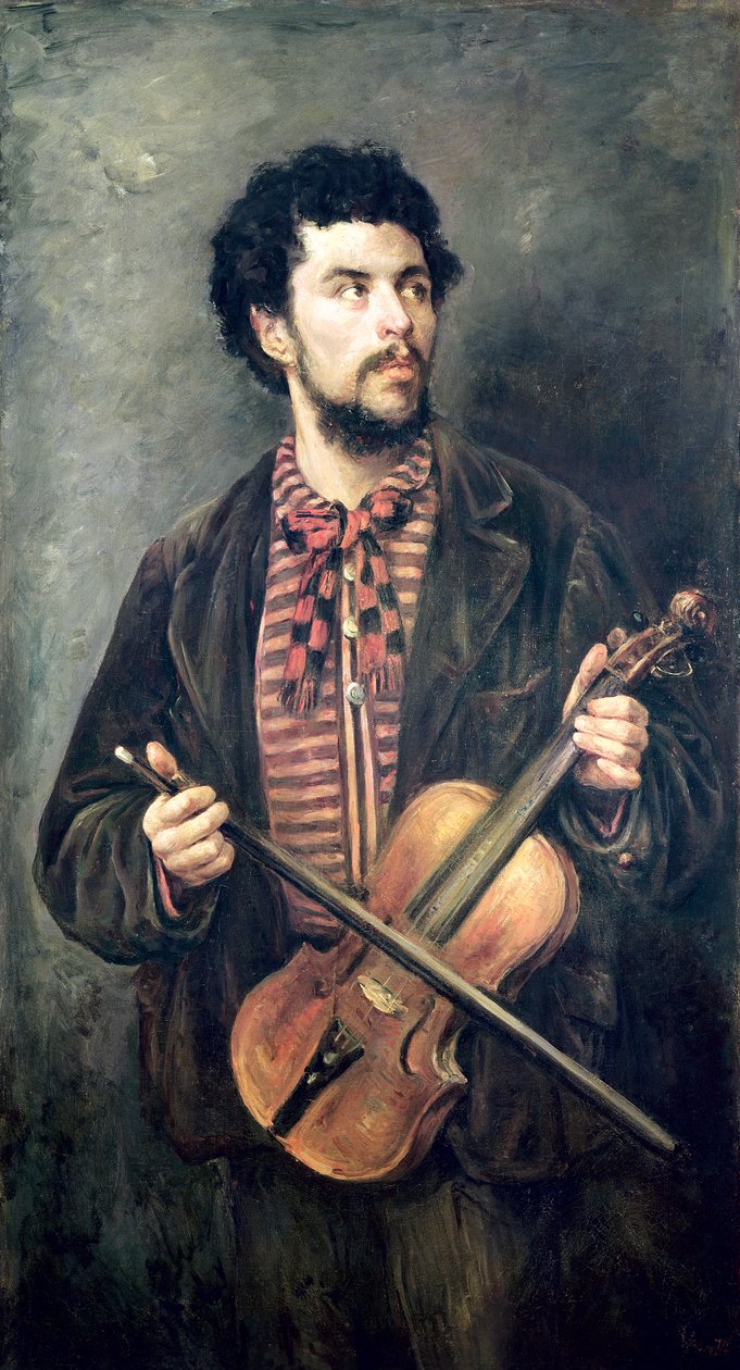 Le joueur de violon - Marcellin Gilbert Desboutin