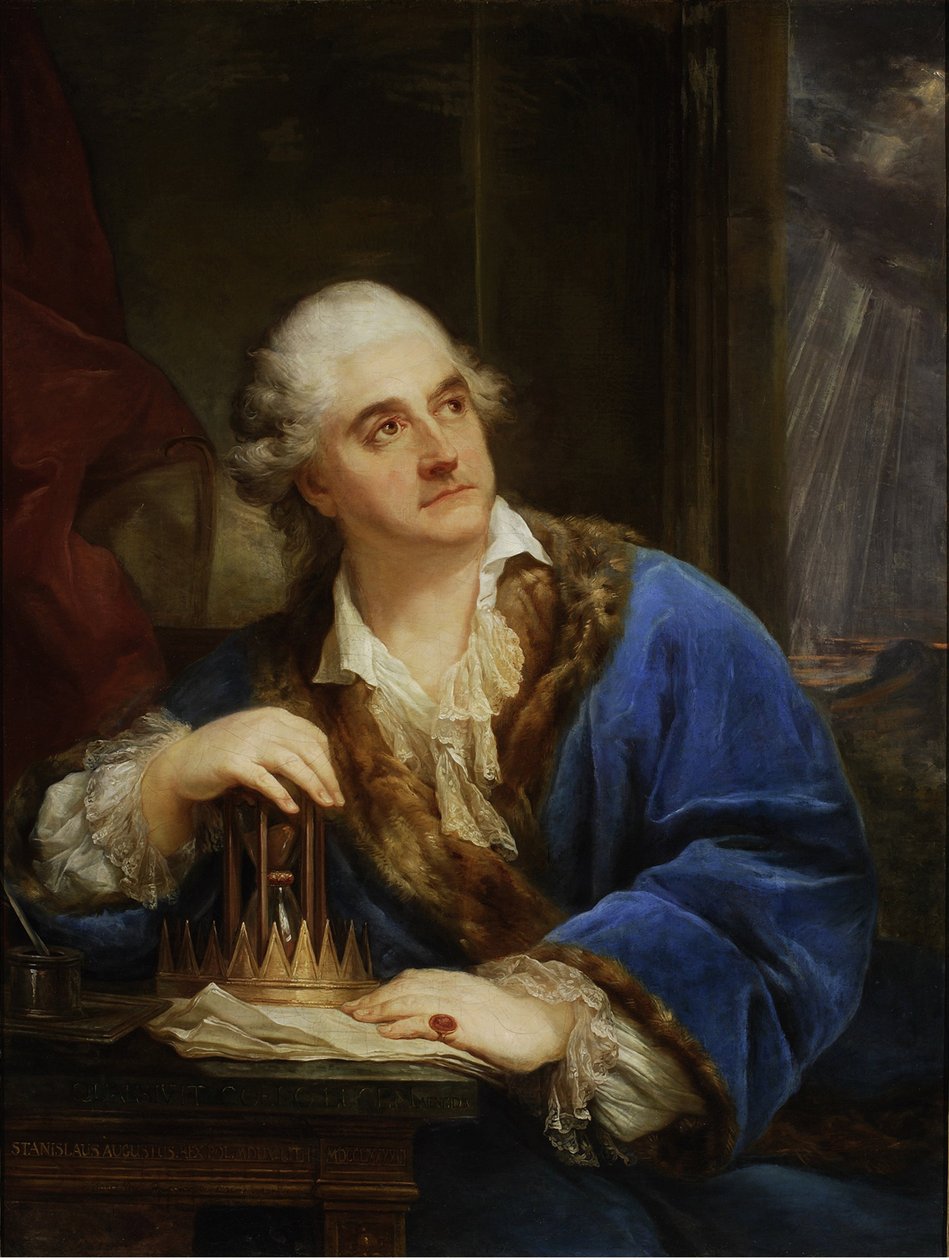 Portrait de Stanislas II Auguste Poniatowski, roi et grand-duc de la République des Deux Nations (1732-1798) par Marcello Bacciarelli - Marcello Bacciarelli