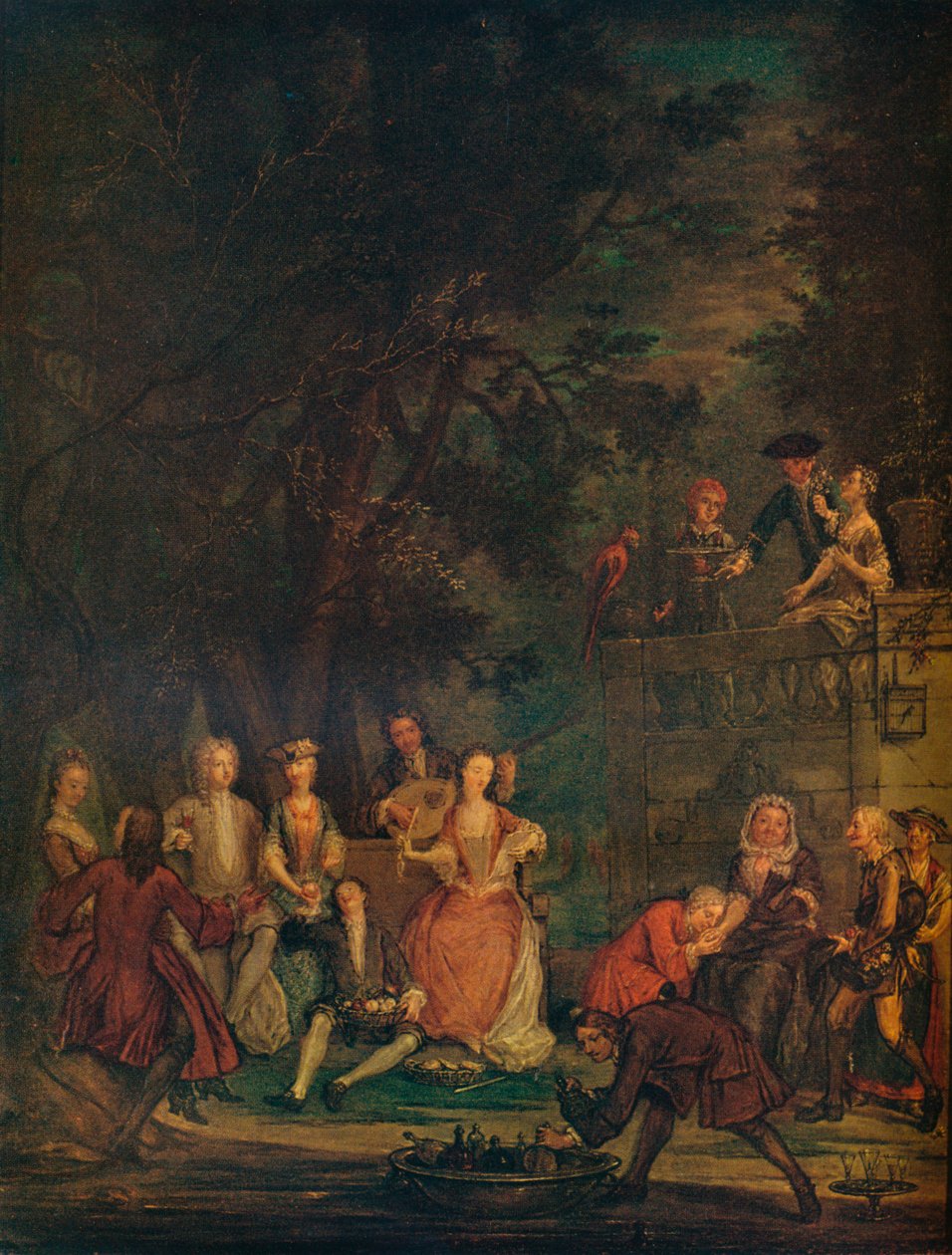 Une conversation, vers 1700 - Marcellus Laroon the Younger