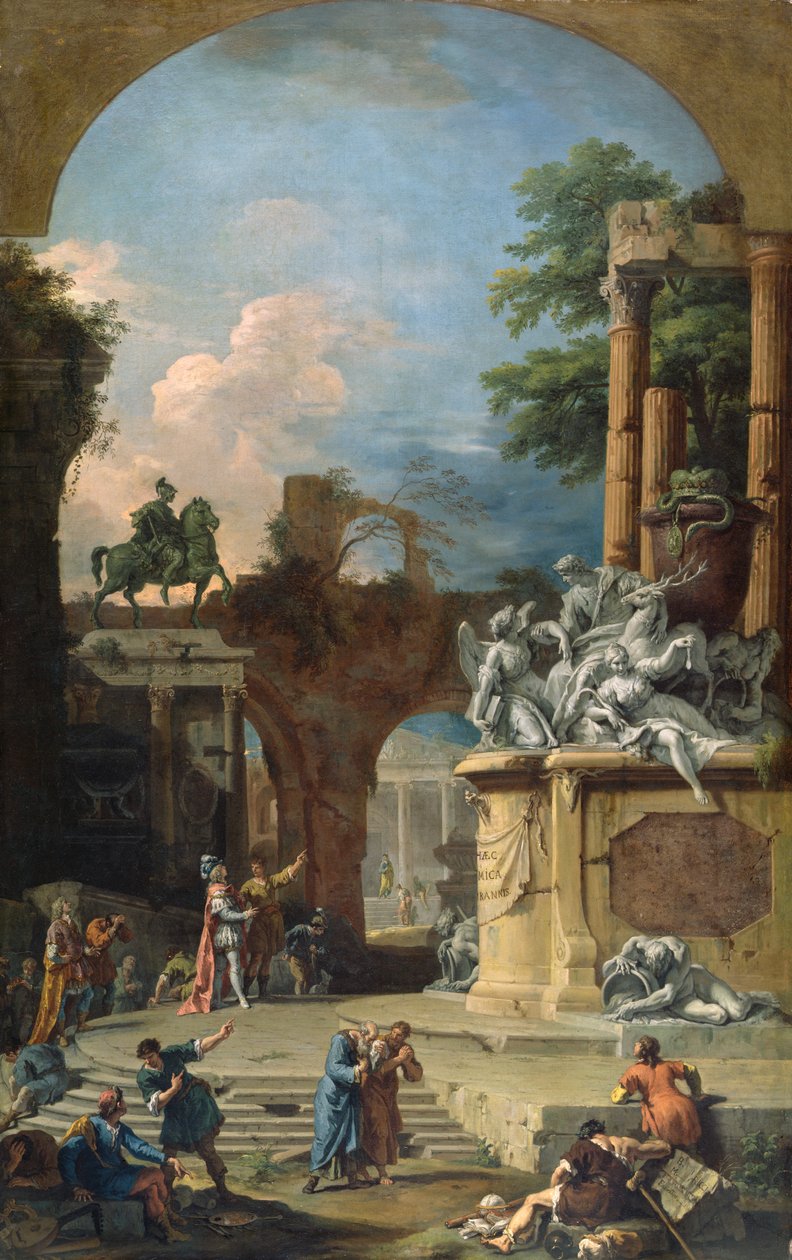Tombeau Allégorique du 1er Duc de Devonshire, vers 1725 - Sebastiano Ricci
