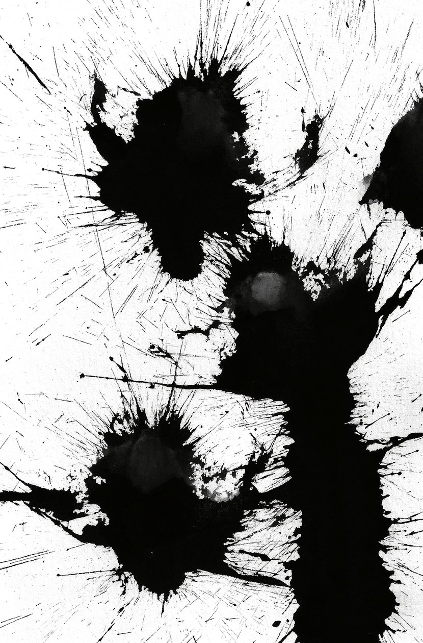 Tache, 2014 (encre sur papier) - Marco Campedelli