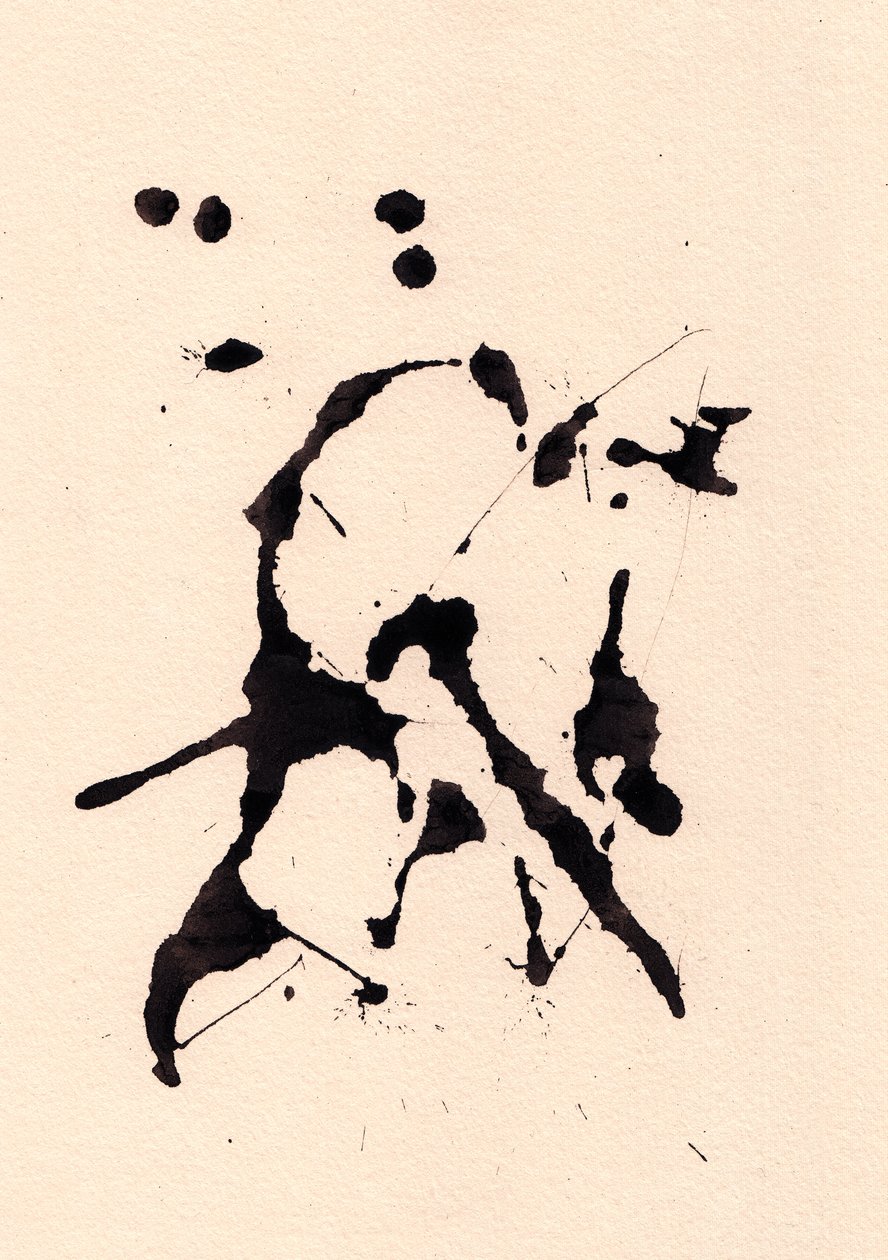 Tache, 2018 (encre sur papier) - Marco Campedelli
