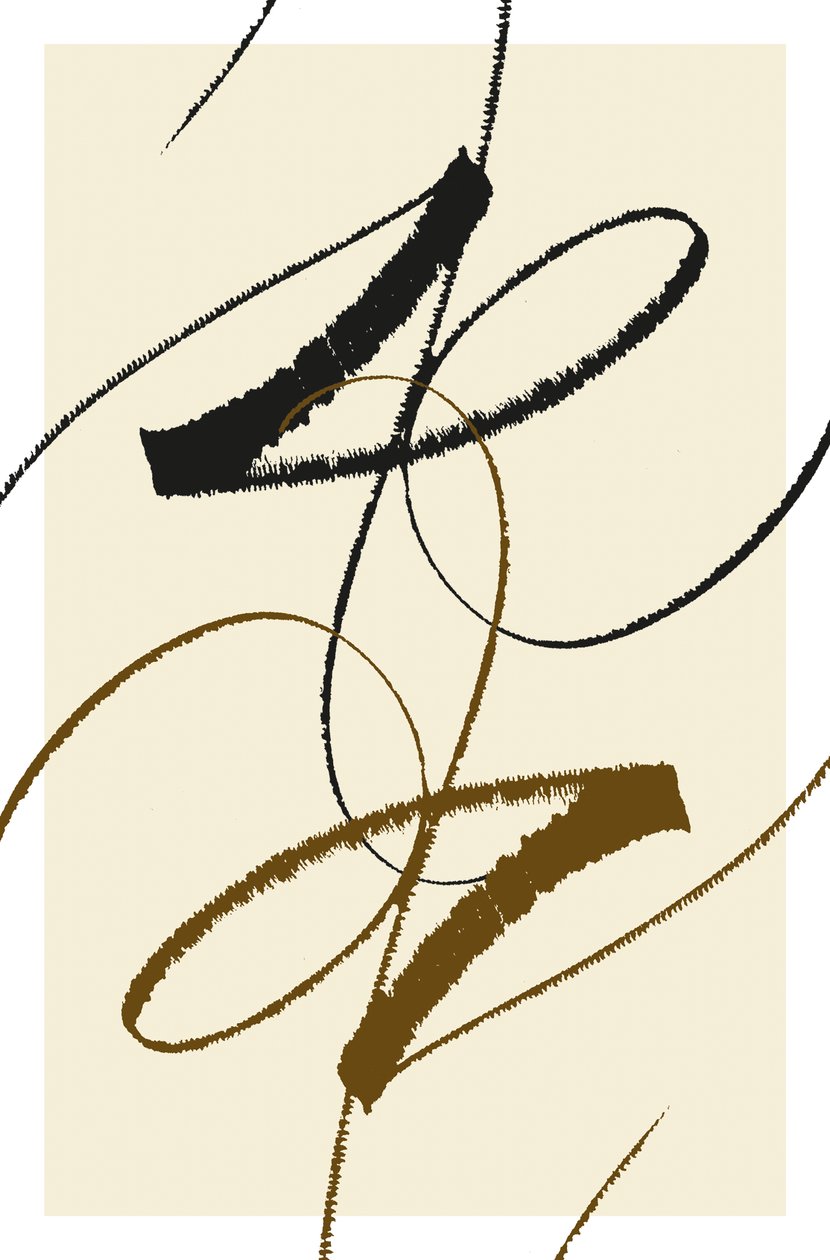 Danse, 2014 (encre sur papier) - Marco Campedelli