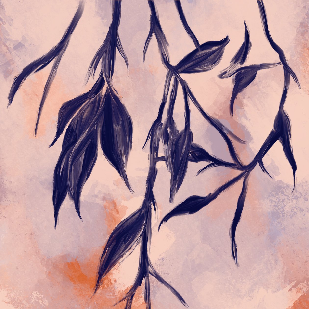 Déclin de la nature, 2024 (peinture numérique) - Marco Campedelli
