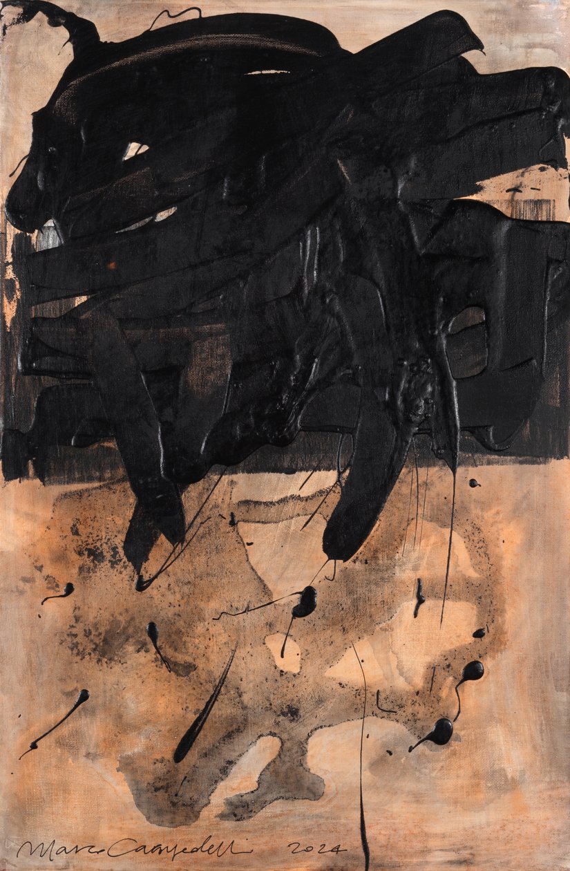 Duo, 2024 (acrylique sur toile) - Marco Campedelli