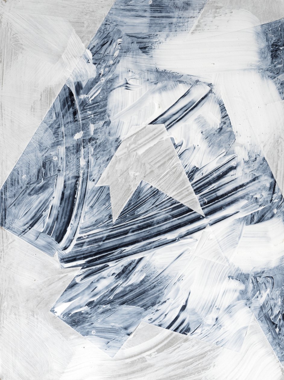 Blanc géométrique, 2024 (techniques mixtes) - Marco Campedelli