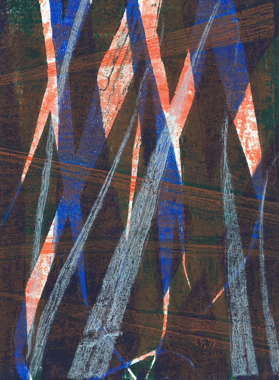 Folle avoine, 2024 (monotype) - Marco Campedelli