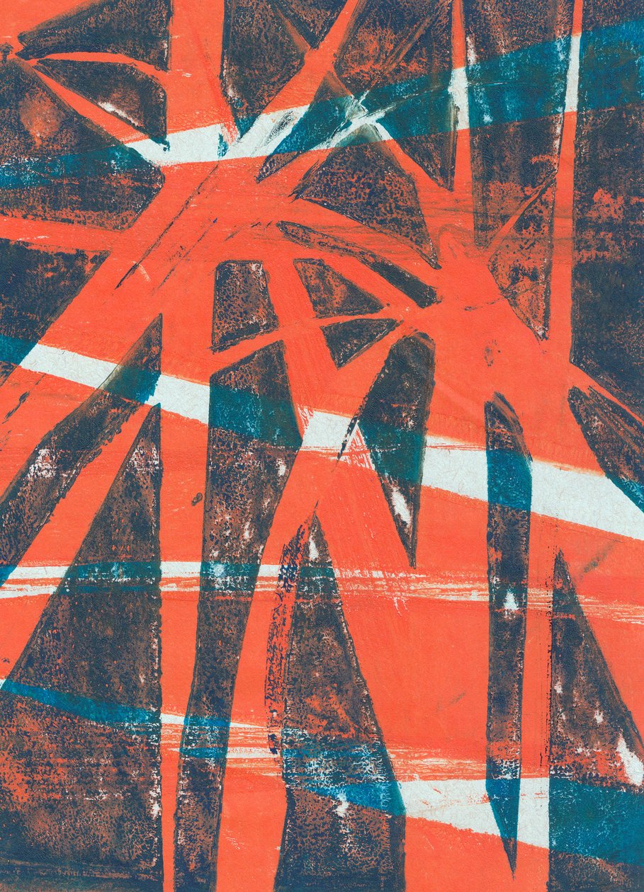 Folle avoine, 2024 (monotype) - Marco Campedelli