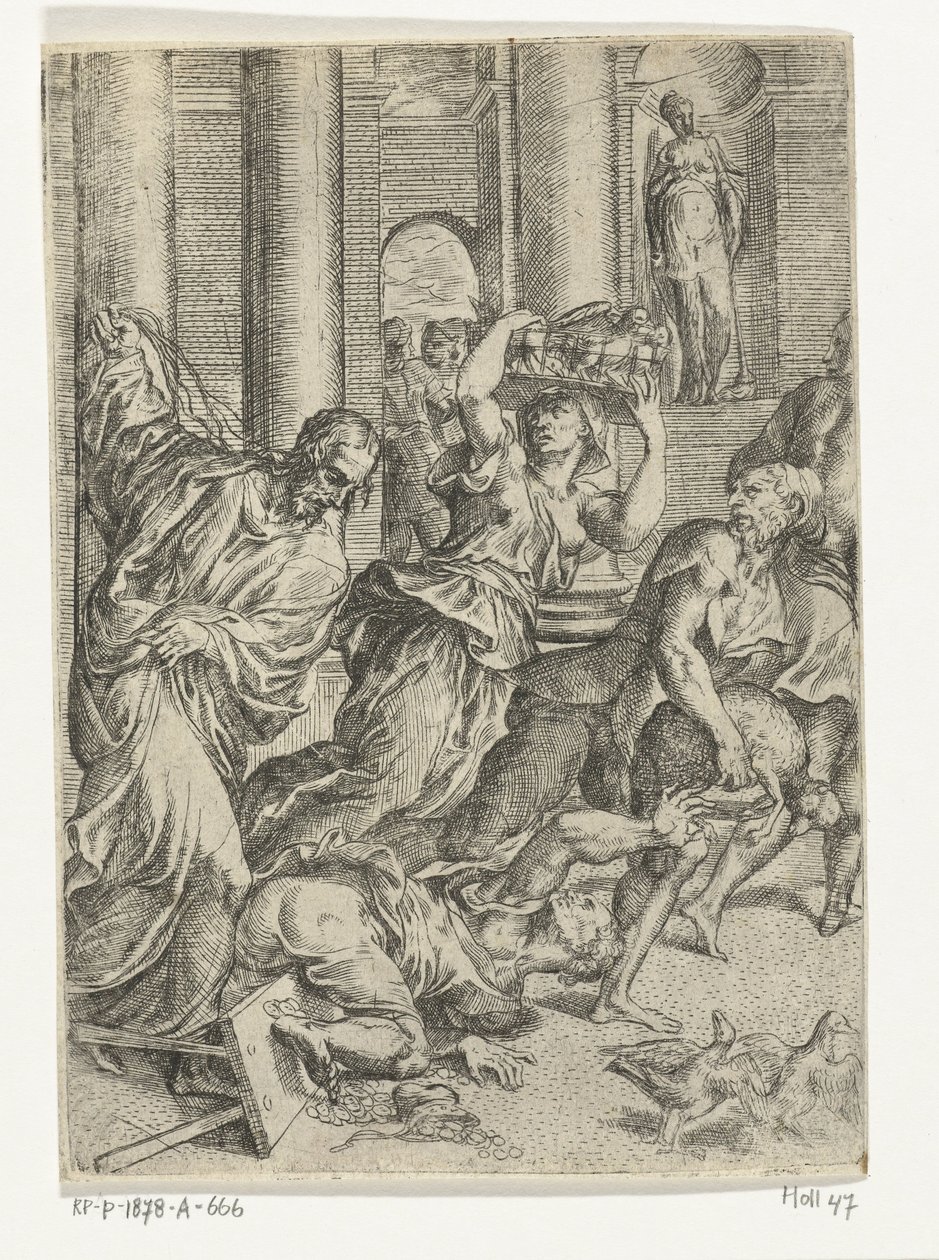 Christ chasse les changeurs du temple - Marco dell