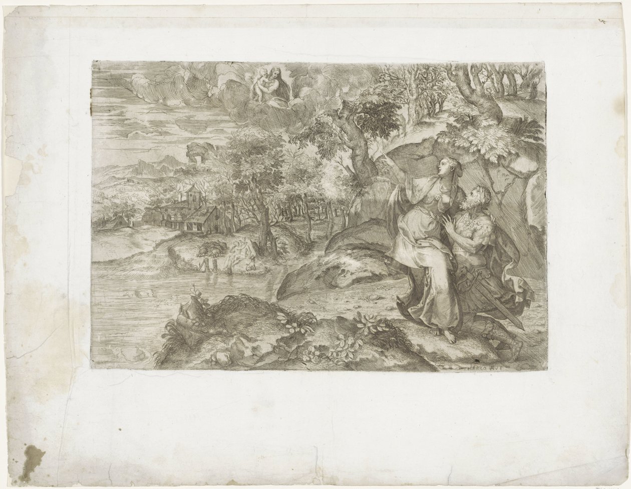 César Auguste et la Sibylle Tiburtine - Marco dell
