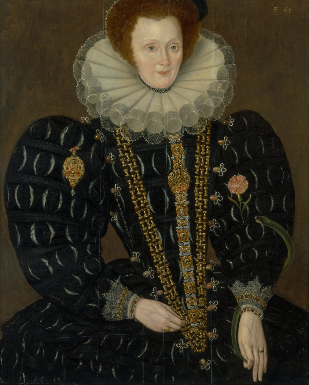 Une femme appelée Lady Elizabeth Knightley - Marcus Garret Gheeraerts the Younger