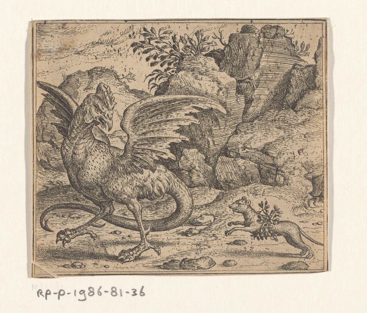 Fable du basilic et de la belette - Marcus Gheeraerts (I)