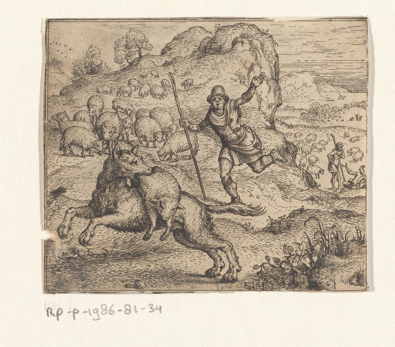 Fable du garçon qui criait au loup - Marcus Gheeraerts (I)