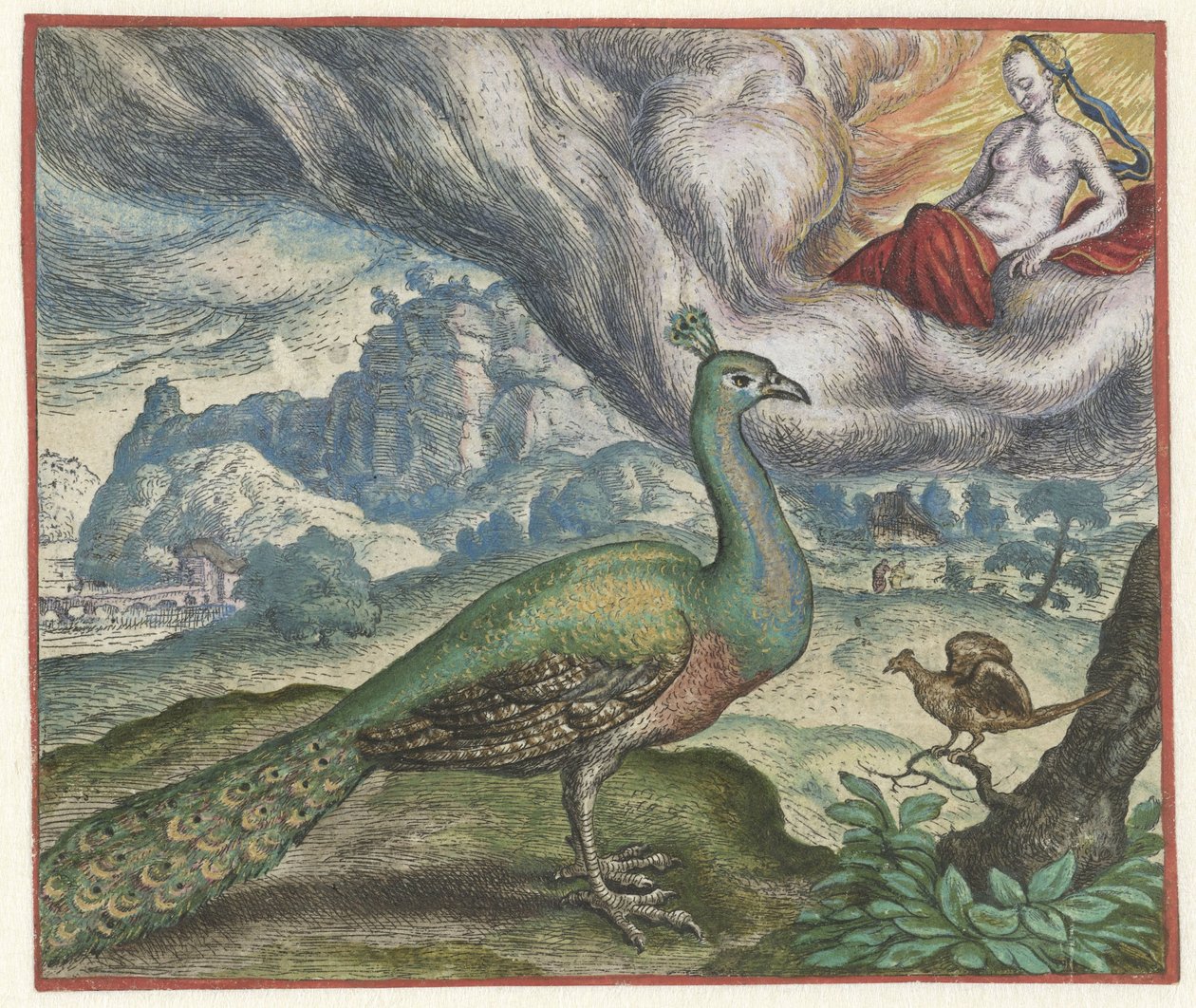 Fable du paon et du rossignol - Marcus Gheeraerts (I)