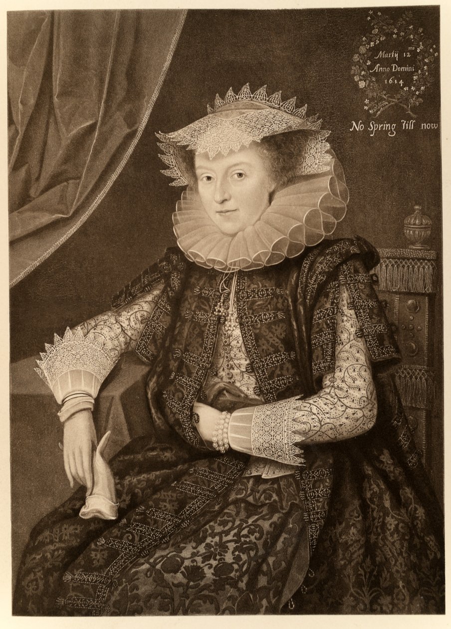 Mary Sidney, comtesse de Pembroke, de James I et VI, imprimé par Manzi Joyant & Co. Paris, 1904 - Marcus Gheeraerts