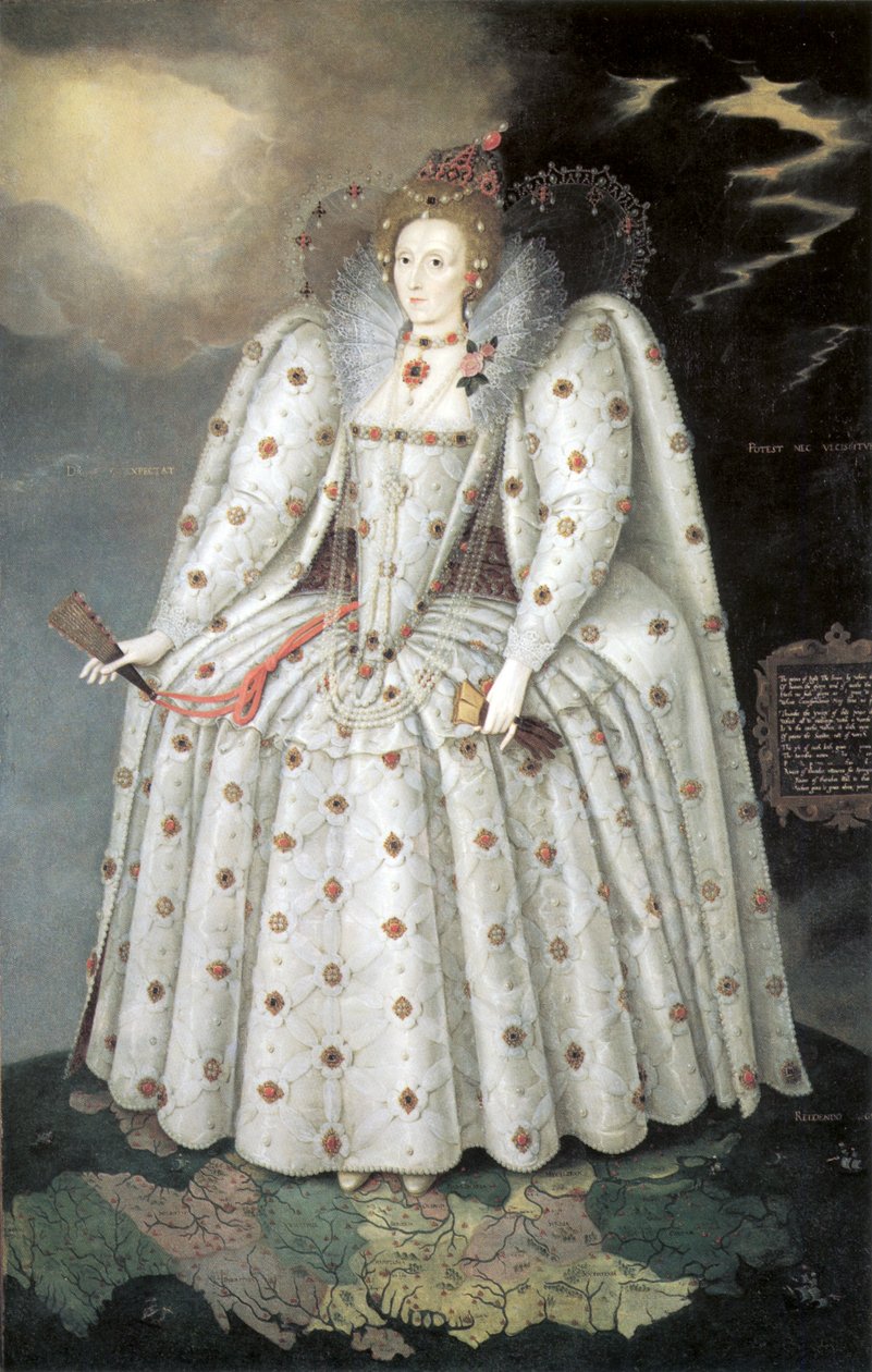 Reine Elizabeth I ("Le portrait de Ditchley") - Marcus Gheeraerts the Younger
