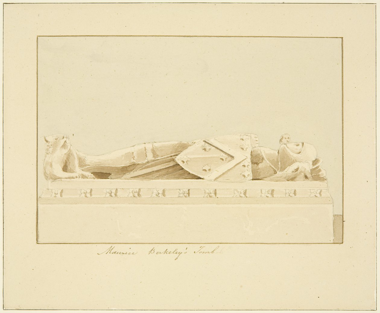 Effigie de Maurice, 7e comte de Berkeley, dans la cathédrale de Bristol - Marcus H. Homes