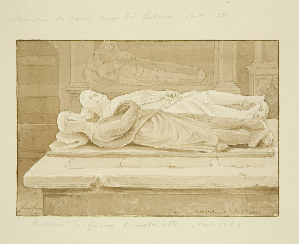 Monument de de Gourney et Gaunt à l