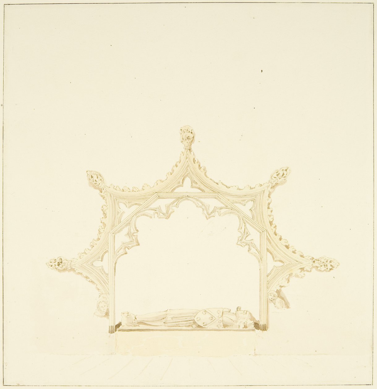 Tombe de Maurice, 7e comte de Berkeley, dans la cathédrale de Bristol - Marcus H. Homes