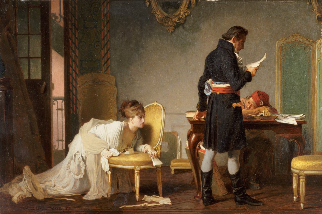 La Lettre, 1877 - Marcus Stone
