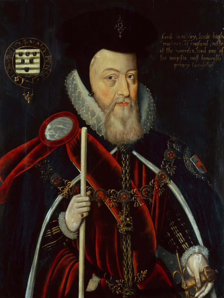 Portrait de William Cecil - Marcus the Younger (circle of) Gheeraerts