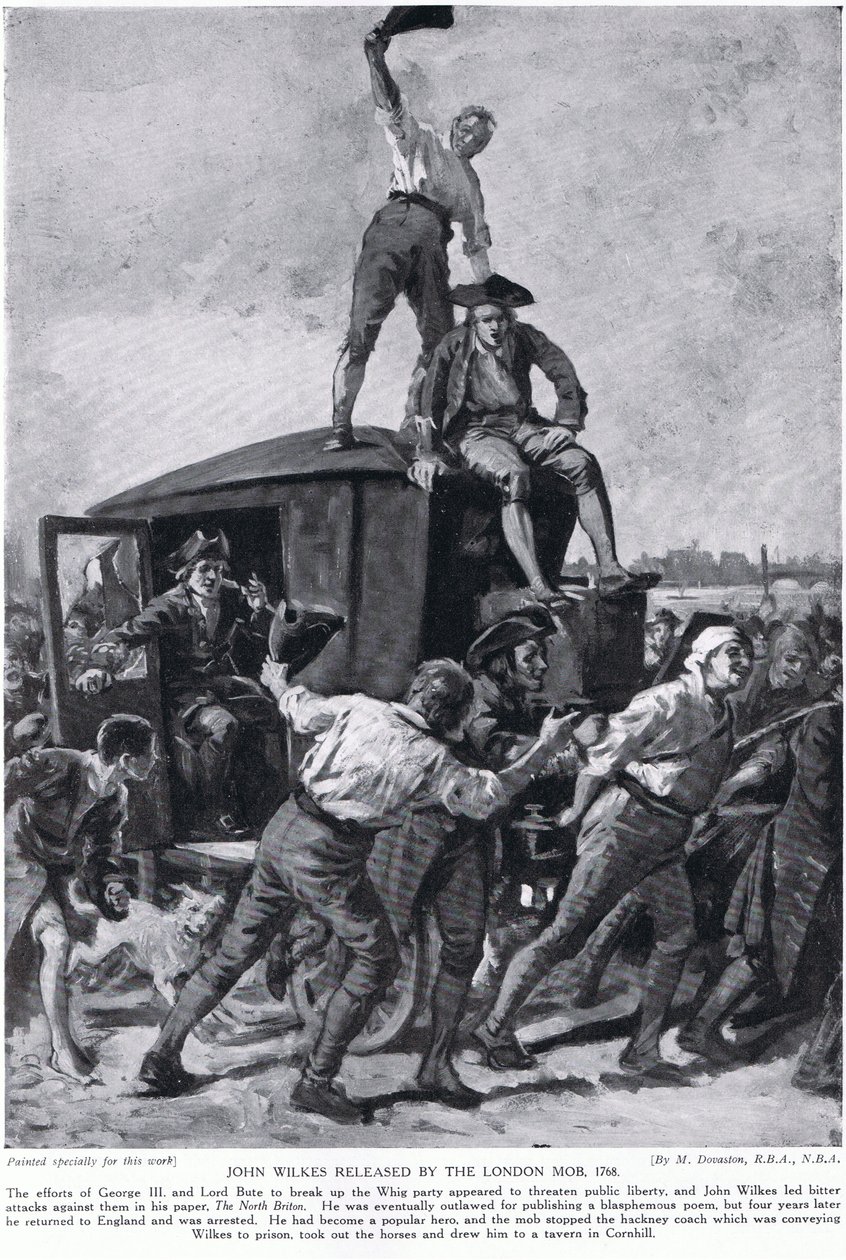 John Wilkes libéré par la mafia londonienne - Margaret (after) Dovaston