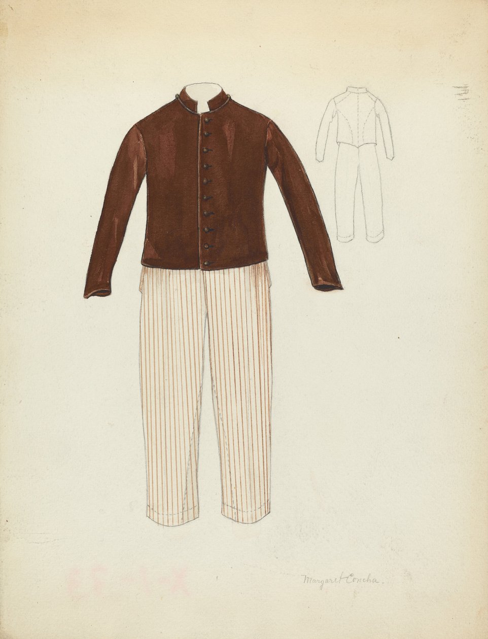 Pantalon et manteau - Margaret Concha