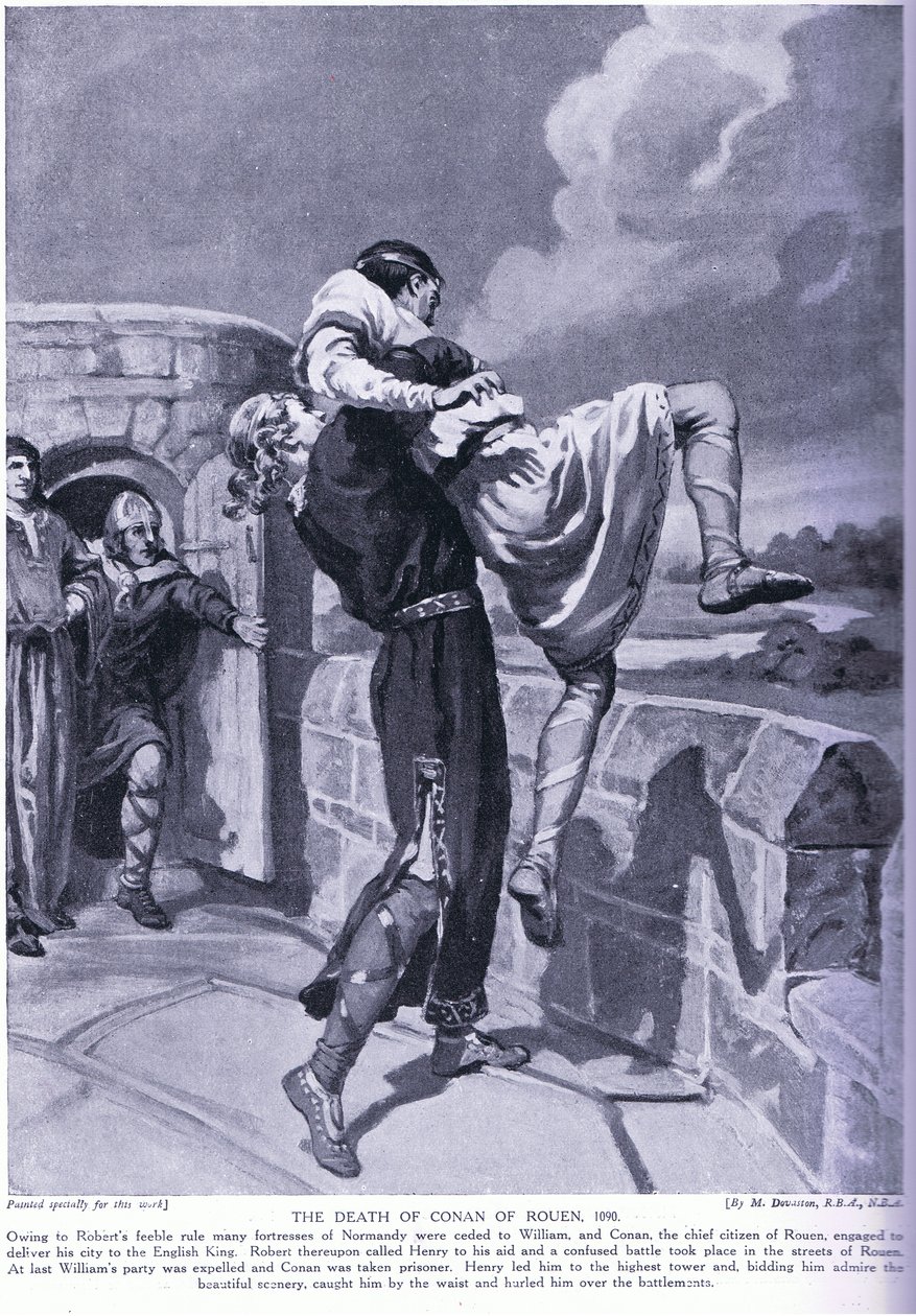 La mort de Conan de Rouen AD1090 - Margaret Dovaston