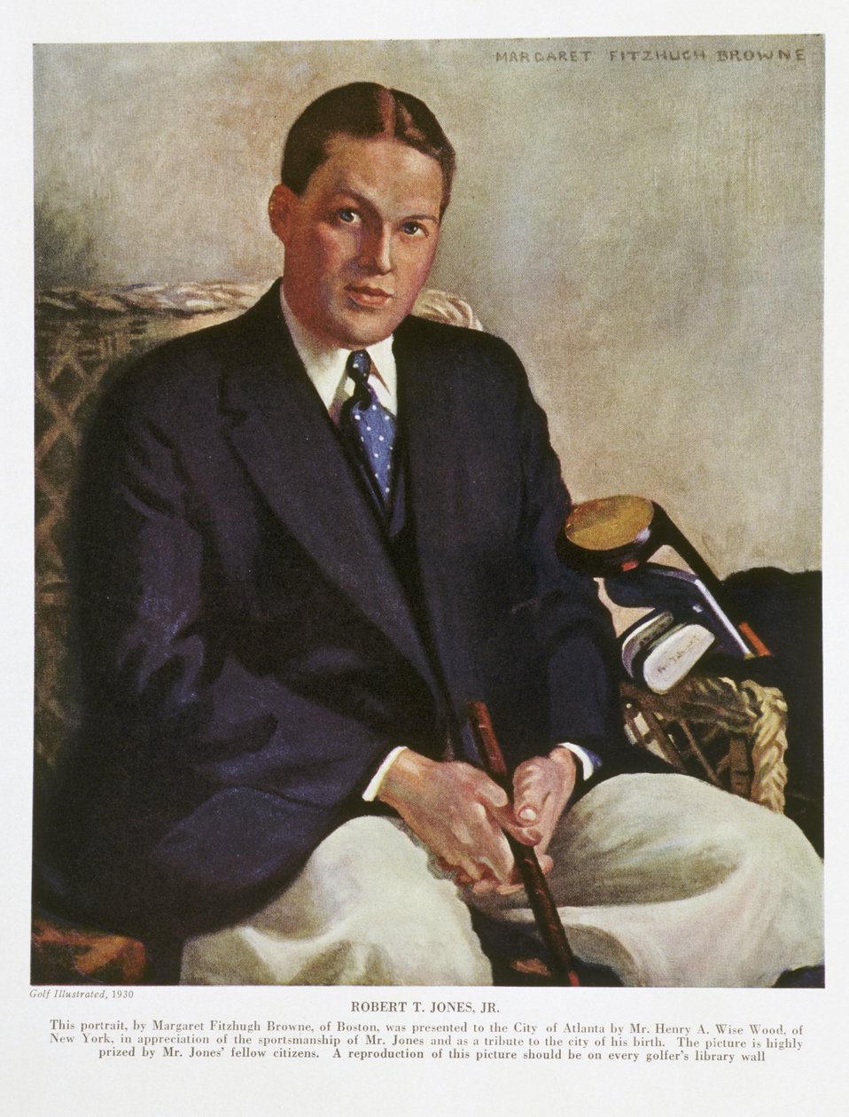 Portrait de Bobby Jones - Margaret Fitzhugh Browne