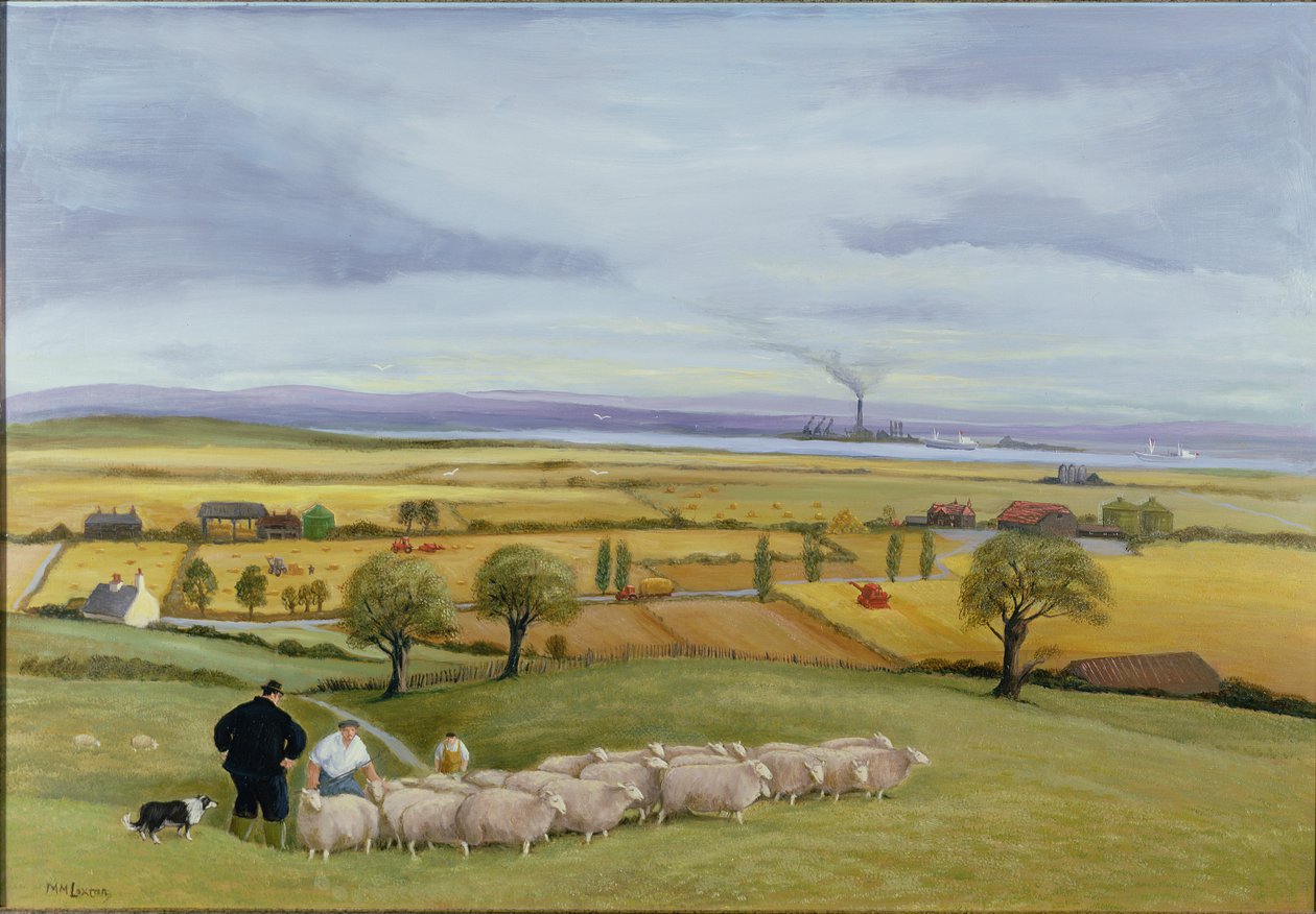 Éleveur de moutons, île de Sheppey - Margaret Loxton