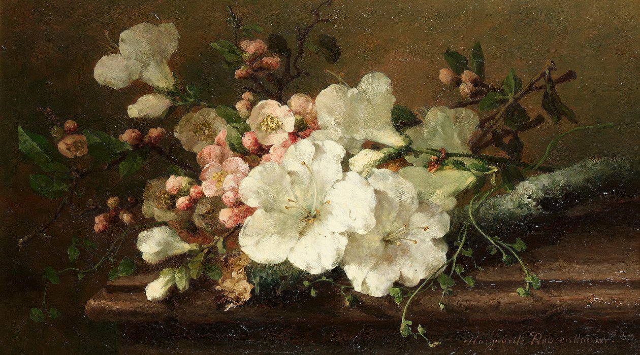 Margaretha Roosenboom - Nature morte avec fleur - Margaretha Roosenboom