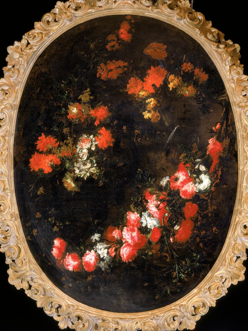Guirlande de fleurs sur la tête - Margherita Caffi
