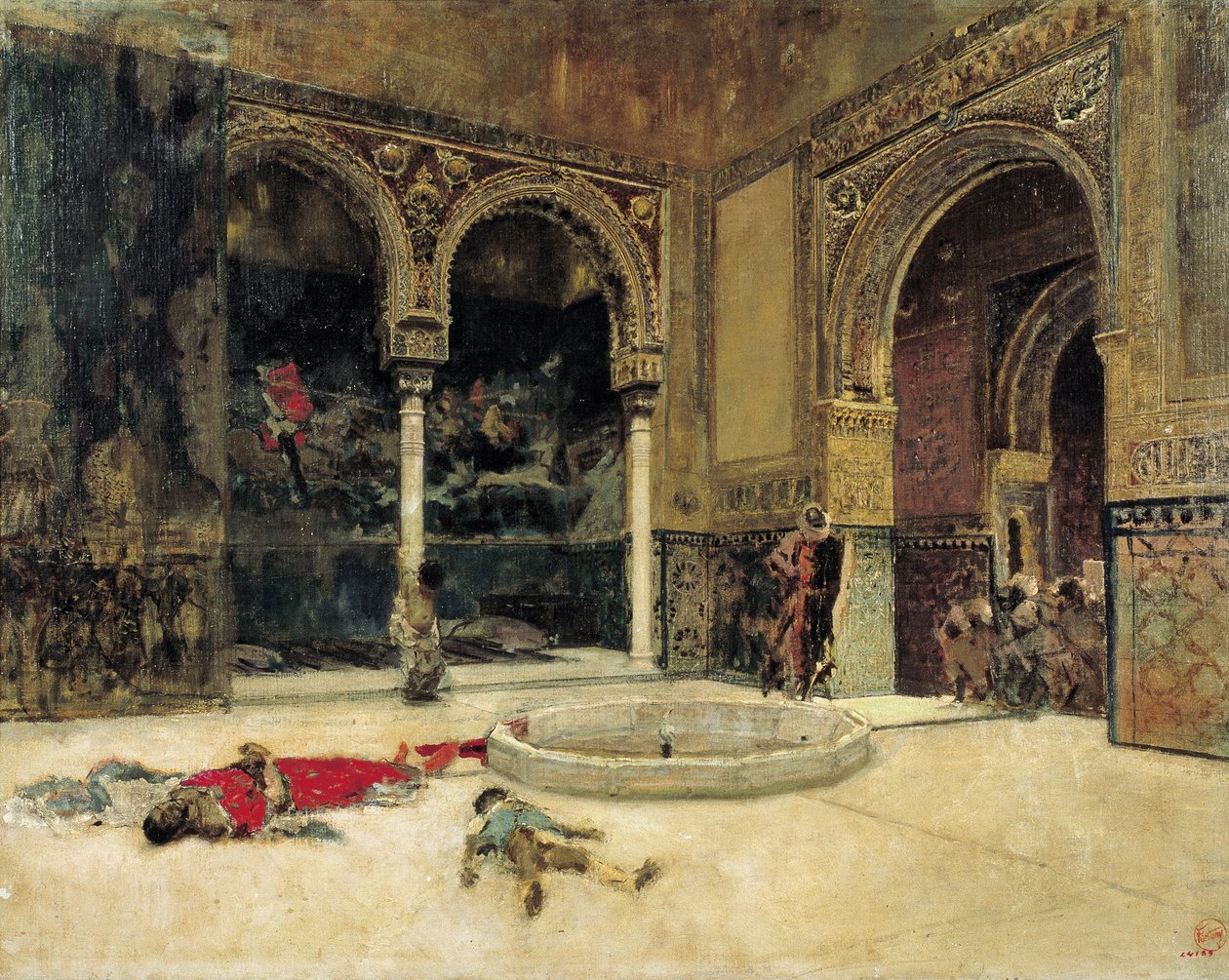 Le massacre des Abencerrajes - Marià Fortuny